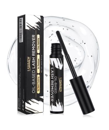 LASHVIEW Lash Remover Cluster Lash Glue Remover DIY Eyelash Extension Remover Eyelash Glue Remover for False Eyelashes Self-Use Gentle Soothing Non-Irritating Eye Cleanser Oil 5ML