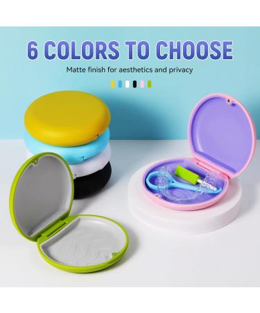 Annhua Retainer Case Denture Container Mouthguard Storage Box with Magnetic Closure False Teeth Container Denture Box Blue - Buy Online on SooperMarket.com