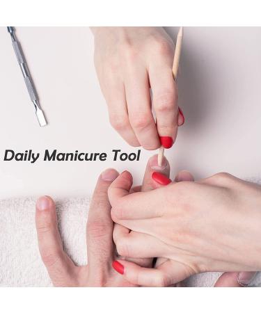 Fiezkaa 200Pcs Double Sided Orange Sticks for Nails - Cuticle Pusher & Nail Cleaning Tool - Disposable Orangewood Sticks for Manicure & Pedicure - 200 Count Pack - Buy Online on SooperMarket.com