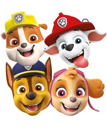 Paw Patrol Paper Masks 2022 16x16cm Masks