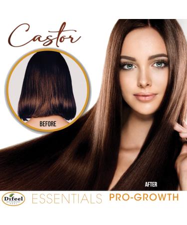 Difeel Essentials Pro-Growth Castor Hair Mask - 8 oz | Natural Hair Mask for Dry Scalp & Hair Growth | International Shipping - Buy Online on SooperMarket.com