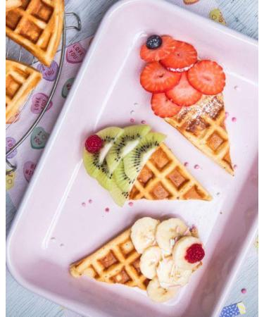 Vegan Belgian Waffle 20x90g ready to add your choice of topping. Ready to eat. Resturant Quality - Buy Online on SooperMarket.com