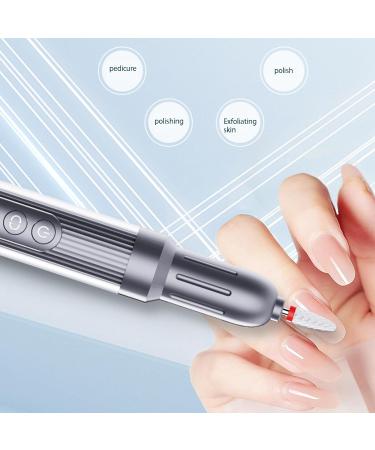 Yolispa Electric Nail Files Portable Cordless Electric Nail Files Rechargeable Nail Drill with 6 Nail Drill Bits Electric Manicure and Pedicure Set for Thick Nails Cuticles Hard Skin Removal - Buy Online on SooperMarket.com