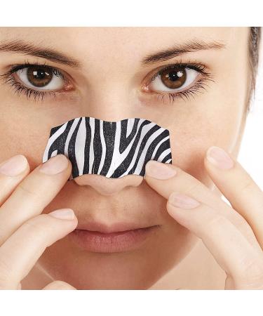 AUSLKA Zebra Blackhead Pore Strips (60 ct) + Remover Extractor Kit - Deep Cleansing Charcoal Strips for Acne Removal - Buy Online on SooperMarket.com