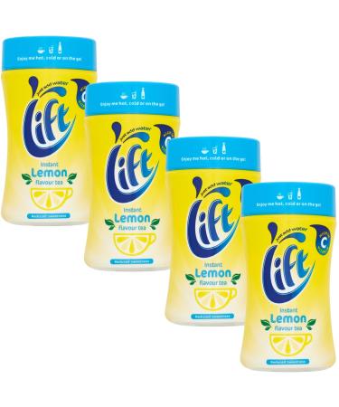 Lift Instant Lemon Tea Reduced Sweetness 165g (4 Pack Bundle)