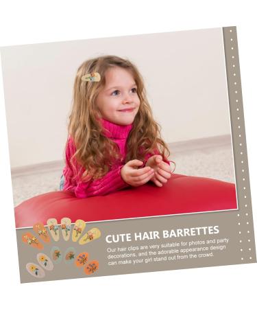 HAPINARY 6 Pairs Fabric Hairpin Hair Clips Cartoon Hair Clip Hairpin Girl Hair Accessory Little Girl Hair Clips Hair Accessories for Hair Barrettes Hair Pin Polyester - Buy Online on SooperMarket.com