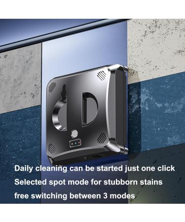 emobwdy Window Cleaner Robot | Smart Square Glass Cleaning Robotic W/ 3000 Strong Suction/Remote Control/40ml Water Tank | Window Cleaning Tool For Windows/Tiles/Class Door White - Buy Online on SooperMarket.com
