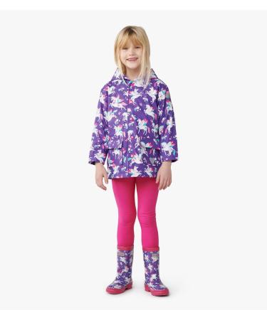 Hatley Girls' Rainbow Winged Unicorns Printed Raincoat - Size 12 Years - Buy Online on SooperMarket.com