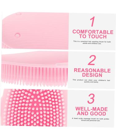 Beavorty Silicone Baby Bath Brush Set - Newborn Scrubber & Scalp Massager - Hair Washing & Body Massage Tools - 4pcs - Buy Online on SooperMarket.com