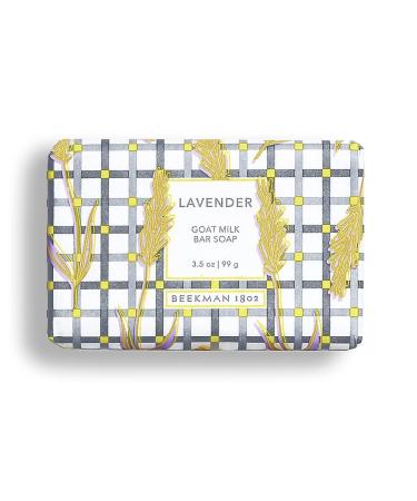 Beekman 1802 Goat Milk Soap Bar  Lavender - 9 oz - Nourishes  Moisturizes & Hydrates the Body - Good for Sensitive Skin - Cruelty Free