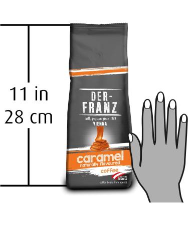 Der-Franz Caramel Coffee Blend - 3 x 500g Arabica and Robusta Beans - Buy Online on SooperMarket.com