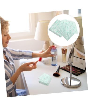 Buy NOLITOY 100pcs Adhesive Makeup Hand Palette - Disposable Clear Hand Held Blender & Mixer for Professionals | Waterproof & Breathable - Buy Online on SooperMarket.com