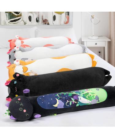 Hawaii 50 cm Kawaii Cats Plush Pillow - Soft Black Kitten Stuffed Animal Toy | Cuddly Gift - Buy Online on SooperMarket.com