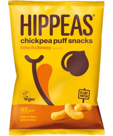 Hippeas Chickpea Puff Snacks - Pack of 12 x 22g (6 Flavours 2 of Each). Healthy Snacks for Adults and a Tasty Chickpea Snack. Hippeas Crips - Chickpea Crips Low Calorie Crisps Low Fat Crisps Vegan - Buy Online on SooperMarket.com