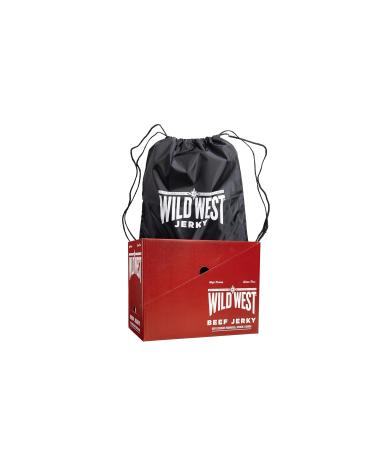 Wild West Beef Jerky Mix Box 60G - High Protein 10 Pack with Sportsbag | Original Honey BBQ Jalapeno & Steak Strips - Buy Online on SooperMarket.com