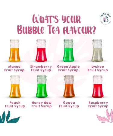 Boba Bar London | Fruit Fantasy Fruit Bubble Tea Kit | 8 Fruit Tea Flavours | 8 Boba & Jelly Toppings | Tapioca Pearls | 8 Bamboo Straws | 8 Tea Bags | 2 Recipe Cards - Buy Online on SooperMarket.com