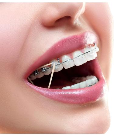 Annhua 500pcs Dental Orthodontic Elastics Rubber Bands with Placers - Penguin 4.5oz 5/16 for Crooked Teeth and Braces - Buy Online on SooperMarket.com