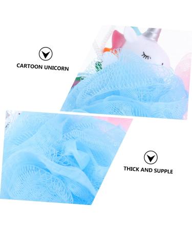 Shop Cabilock Unicorn Bath Ball Toys - 2Pcs Exfoliating Mesh Scrubbers for Kids | Perfect for Spa & Shower - Buy Online on SooperMarket.com