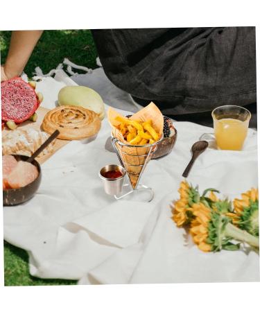 PRETYZOOM 2 Pcs Sauce Cup Appetizer Plates Sauce Dishes Mini Side Dishes Individual Saucers Bowl Bbq Sauce Bowls Prep Bowl Mini Measuring Cup Dipping Stainless Steel American Style - Buy Online on SooperMarket.com