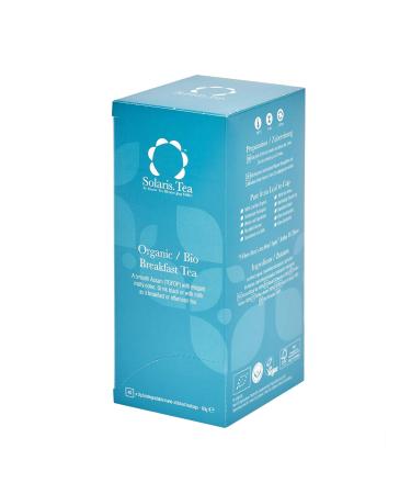 Buy Solaris Tea Organic English Breakfast 40 Silk Tea Bags | Premium Assam Black Tea for Energizing Mornings - International Shipping Available - Buy Online on SooperMarket.com