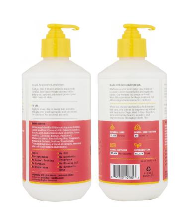Alaffia Babies & Kids Coconut Strawberry Hair & Body Lotion 16 fl oz - Pack of 2 | Moisturizing 2-in-1 Skin & Hair Care Solution - Buy Online on SooperMarket.com