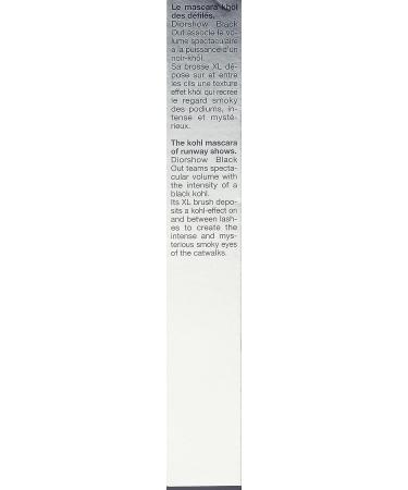 Christian Dior Black Out Mascara 099 Kohl Black - 0.33 oz | Long-Lasting Volume and Intense Color - Buy Online on SooperMarket.com