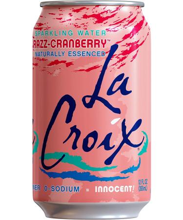 LaCroix Sparkling Water Razz-Cranberry 12 Fl Oz (Pack of 12) - Cranberry Raspberry Flavor - Buy Online on SooperMarket.com