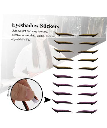 Angoily 40 Pairs Eyeshadow Stickers Eyeliner Double Eyelid Tape Glitter Eye Skin Sticker No Smudge Mold - Buy Online on SooperMarket.com