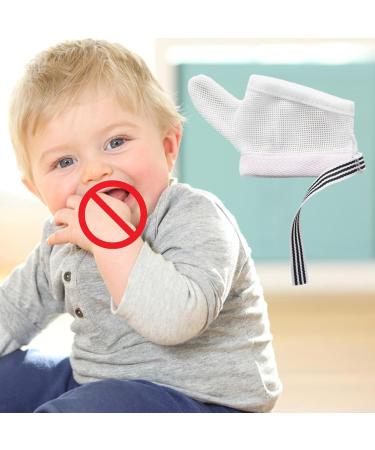Stop Thumb Sucking Finger Protection Gloves for Toddlers - Breathable No-Scratch Thumb & Finger Covers - Buy Online on SooperMarket.com