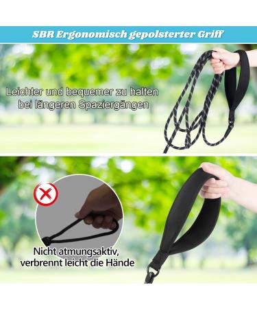 Buy Aystkniet Bungee Dog Leash - 3m to 30m Shock-Absorbing Leash for Medium & Large Dogs Padded Handle & Reflective Threads International Shipping Available - Buy Online on SooperMarket.com