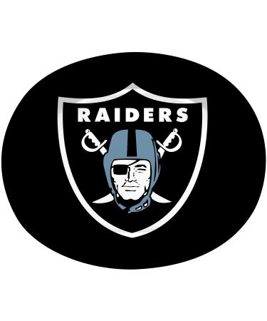Creative Converting Las Vegas Raiders Oval Platters, 8 Count, 10" x 12"