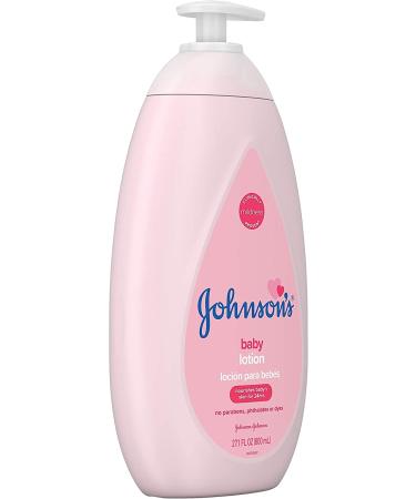 Johnson's Baby Lotion with Coconut Oil - 27.1 fl. oz | Hypoallergenic, Paraben-Free, Gentle Hydration - Buy Online on SooperMarket.com