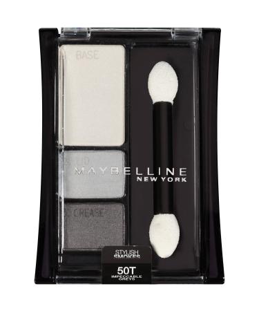 Maybelline New York Expert Wear Eyeshadow Trios 50 Impeccable Greys 0.13 Ounce