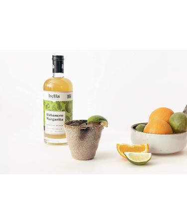 Hella Cocktail Co. Habanero Margarita Mixer 750ml - 3 Bottle Set with Real Lime Juice and Habanero Pepper | All Natural Ingredients | 25.4 Fl Oz (Pack of 3) - Buy Online on SooperMarket.com