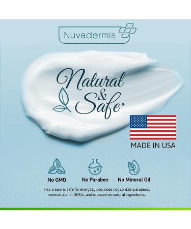 NUVADERMIS Collagen & Retinol Face Moisturizer 1.7 oz - Made in USA - Anti Aging Day & Night Cream for Women & Men - Buy Online on SooperMarket.com