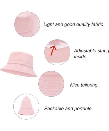 Zando Packable Bucket Hat | Fisherman Sun Hat for Men and Women - White - Buy Online on SooperMarket.com