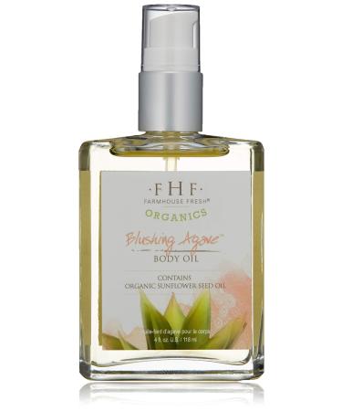 FarmHouse Fresh Blushing Agave Body Oil  Berry  4 Fl Oz(Pack of 1)