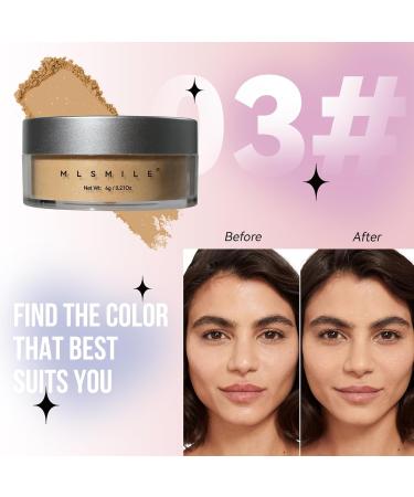 Glitter Setting Powder - Waterproof Loose Face Powder for Dark Complexion | Long-lasting Poreless Matte Finish & Oil Control - Buy Online on SooperMarket.com