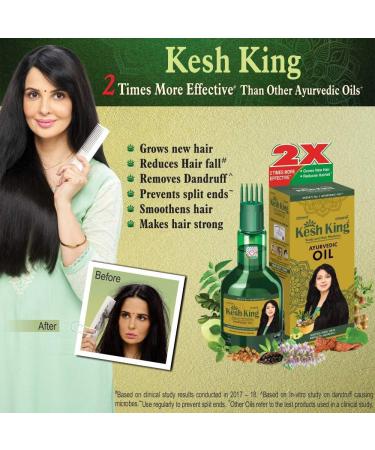 Kesh King Ayurvedic Hair Oil 100ml - Natural Hair Care Solution - Buy Online on SooperMarket.com