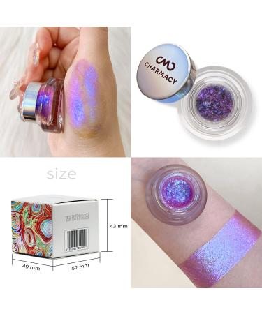 CHARMACY Multi Chrome Flakes Cream Chameleon Gel Eyeshadow 05 - Highly Pigmented & Long Lasting Metallic Makeup - Buy Online on SooperMarket.com