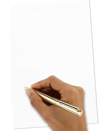Gold Foil Script Hallmark Wedding Baby Shower Bridal Shower Thank You Cards - 100 Notes and Envelopes - Buy Online on SooperMarket.com