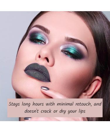 Mynena Gray Liquid Lipstick - Matte Velvet Finish | Long Lasting, Waterproof & Lightweight | Talc-Free, Mica-Free, Gluten-Free & Paraben-Free | Alvira - Buy Online on SooperMarket.com