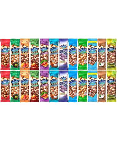 Blue Diamond Almonds Variety Pack (12 Flavors / 24 Bags / 1.5-Ounce Bags)