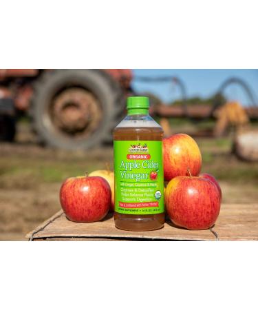Organic Apple Cider Vinegar with Ginger & Cayenne - Country Farms 16 fl oz - Buy Online on SooperMarket.com