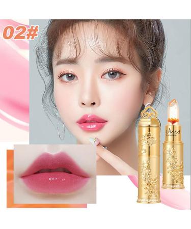 Flower Jelly Lipstick Set - Temperature Change Moisturizer & Color Change Lip Gloss | Long-lasting Nourishing Balm | 3 Shades - Buy Online on SooperMarket.com