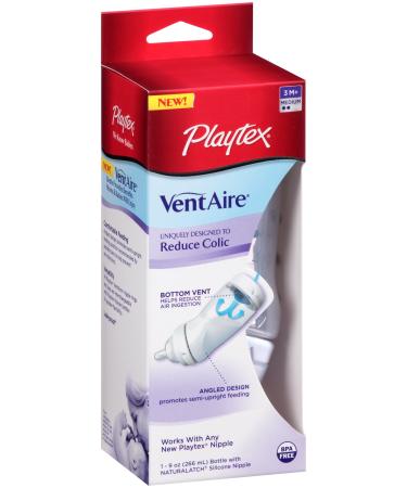 Playtex VentAire Advanced Wide Bottle  9 Ounce (Discontinued by Manufacturer)