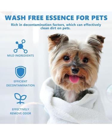 Wash Free Essence for Pets - Leave-in Conditioner & Dog Detangling Spray (2pcs) | Best Tangle Remover for Cats & Dogs - International Shipping Available - Buy Online on SooperMarket.com