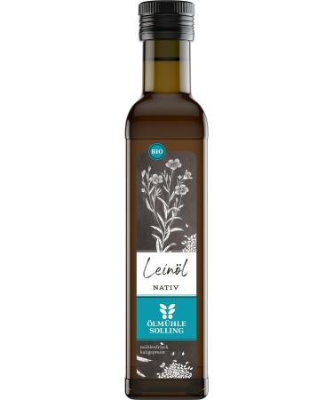 lm hle Solling linseed oil cold-pressed Naturland ORGANIC 250 ml 250 ml (1 pack)
