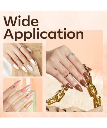 Modelones 8-in-1 Nail Builder Gel Set - 6 Colors | Hard Gel for Nail Extensions | Builder Gel in a Bottle - Buy Online on SooperMarket.com