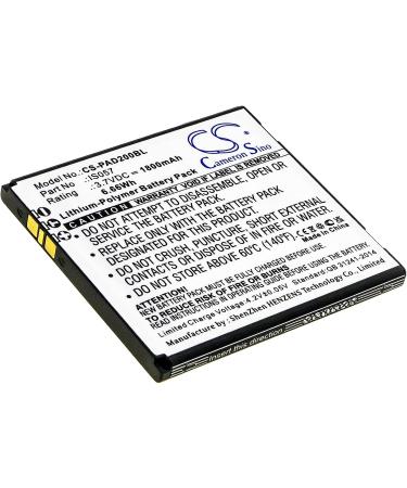 Replacement Battery for Pax D200 D200T IS275 Mini myPOS - IS057 1800mAh 3.7V - Buy Online on SooperMarket.com
